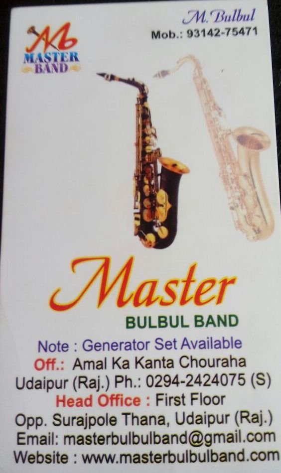 Master Bulbul Band